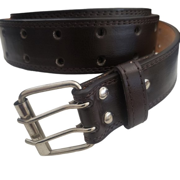Men's Double Prong Belt Size 38-40" - Picture 1 of 6